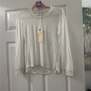 105 - NWT - Lanston $150 modal long sleeve top - cool back